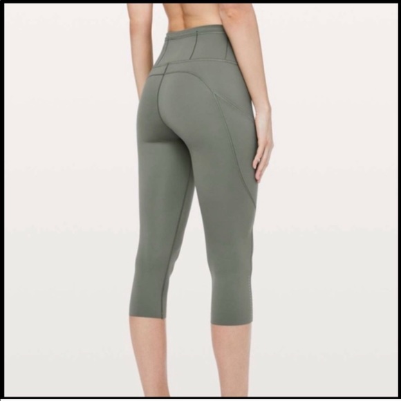 Lululemon Fast and Free Crop, 19” - Picture 1 of 4